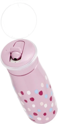 NUK kubek 450ml Mini-Me +12msc różowy Mr puggy.webp