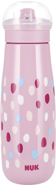 NUK kubek 450ml Mini-Me +12msc różowy MrPuggy.webp