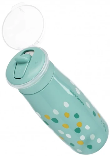 NUK kubek 450ml Mini-Me +12msc turkusowy Mr Puggy.webp