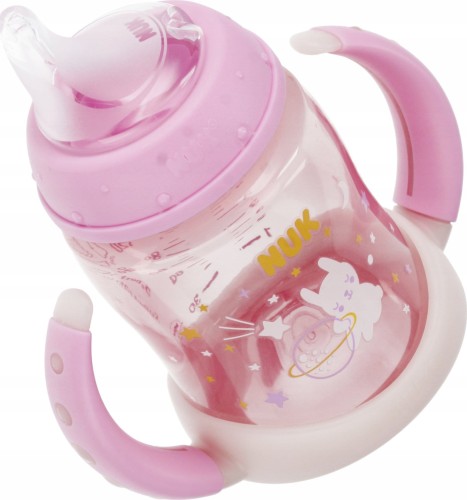 NUK kubek niekapek 150ml z uchwytem 6-18msc róż MrPuggy Kraków.jpg