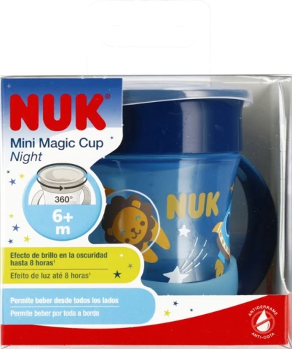 NUK kubek 160ml Mini Magic Cup +6msc niebieski MrPuggy.webp