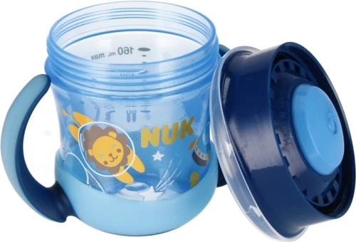 NUK kubek 160ml Mini Magic Cup +6msc niebieski Mr Puggy.webp