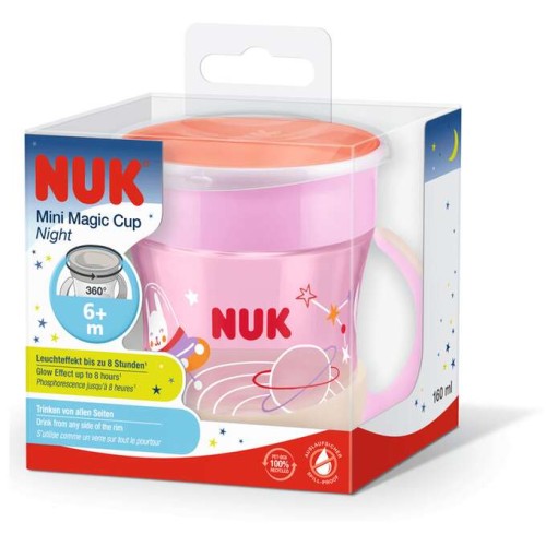 NUK Kubek 160ml Mini Magic Cup +6msc różowy.jpg