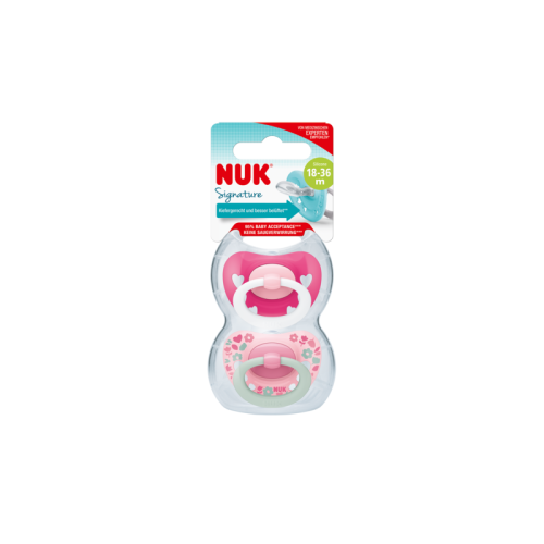 NUK smoczek uspokajający 6-18msc SIGNATURE 2szt Mrpuggy.jpg