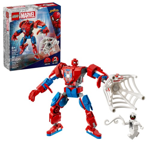 LEGO SUPER HEROES 76308 Mech Spider-Mana kontra Anti-Venom Lego Kraków.jpg