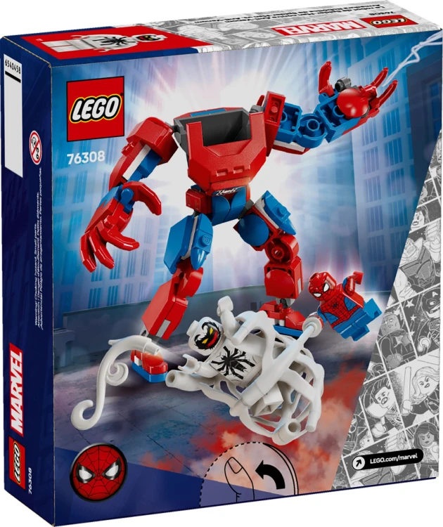LEGO SUPER HEROES 76308 Mech Spider-Mana kontra Anti-Venom MrPuggy.jpg