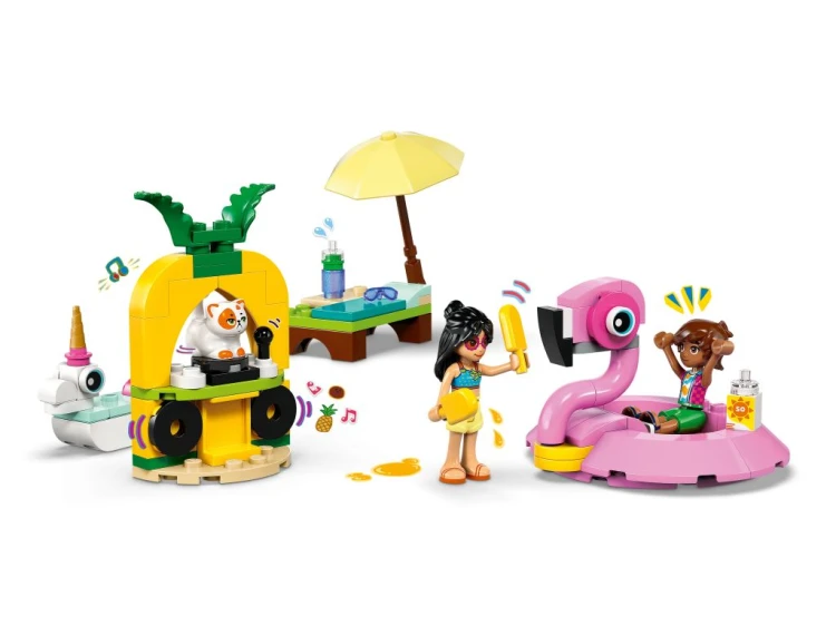 LEGO FRIENDS 42658 Impreza na basenie z jednorożcem Mr Puggy.jpg