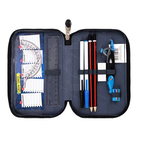 Piórnik Pokemon podwójny z wyposażeniem ST. Majewski MrPuggy.webp