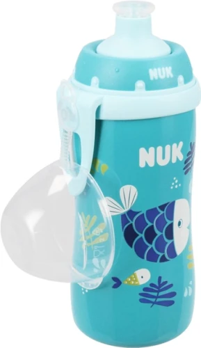 NUK kubek 300ml Junior Cup +18msc niebieski Mr Puggy.webp