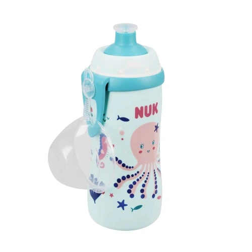 NUK kubek 300ml Junior Cup +18msc turkusowy Mr puggy.webp