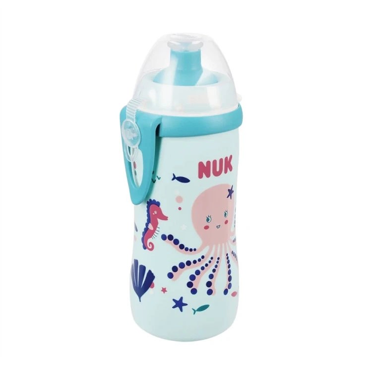 NUK kubek 300ml Junior Cup +18msc turkusowy MrPuggy.webp