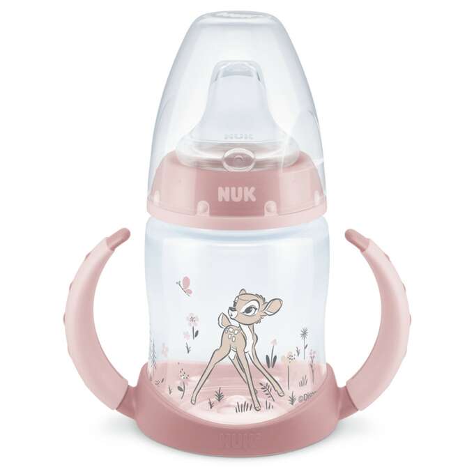 NUK kubek niekapek z czujnikiem temperatury i uchwytami 150ml 6msc+ MrPuggy.jpg