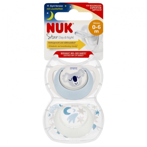 NUK smoczek uspokajający 2el. 0-6msc D&N Koala.jpg
