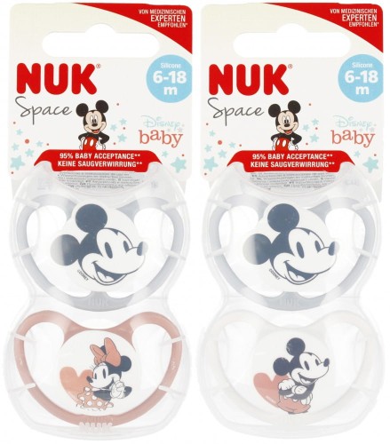 NUK smoczek uspokajający silkonowy 2el 6-18msc Space Miki .jpg