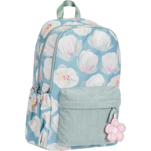 Plecak szkolny miętowy Oxford Bloom .jpg