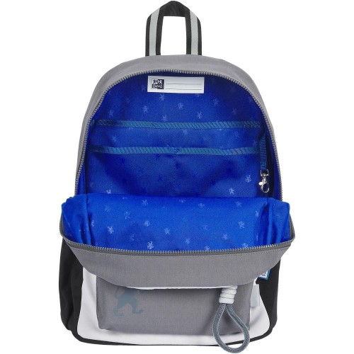 Plecak szkolny szary Oxford Funky Mr Puggy.jpg