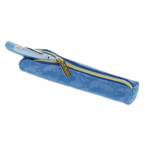 Piórnik tuba okrągła Snake niebieska - Herlitz MrPuggy.jpg