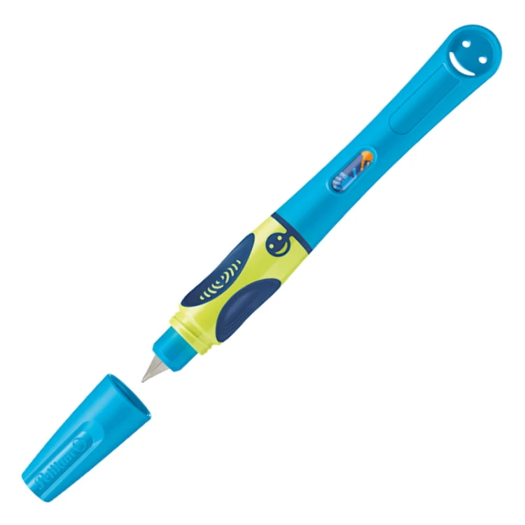 Pióro wieczne Pelikan Griffix neon fresh blue MrPuggy.jpg