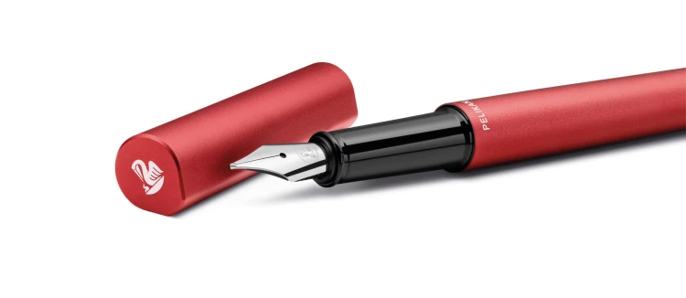 Pióro Pelikan INeo metalowe czerwone MrPuggy kraków.jpg