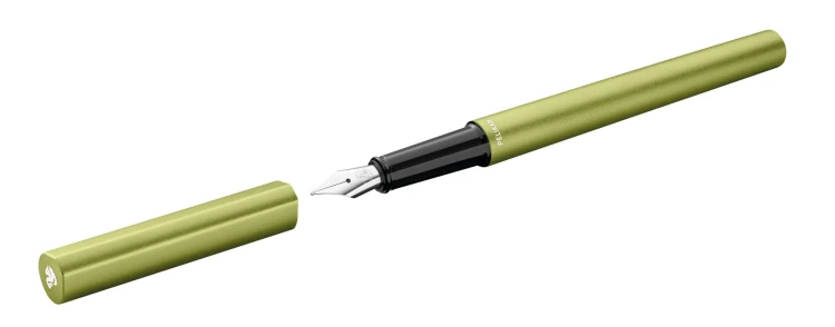 Pióro Pelikan INeo metalowe zielone Mr Puggy.jpg