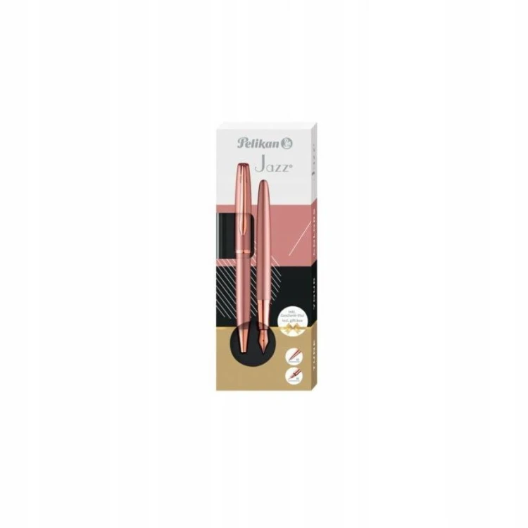 Pelikan Jazz Noble pióro + długopis Rose MrPuggy.jpg