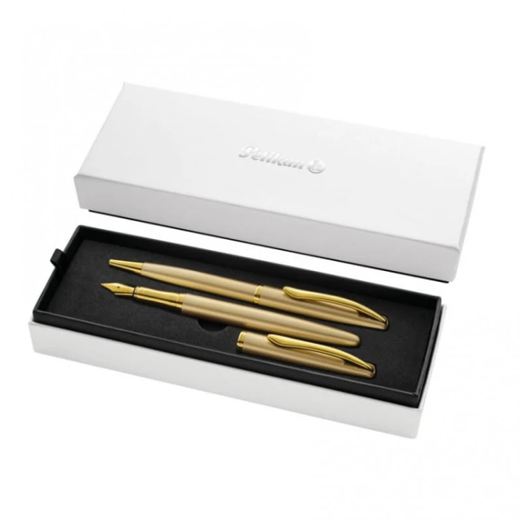 Pelikan Jazz Noble pióro + długopis Gold MrPuggy Kraków.jpg