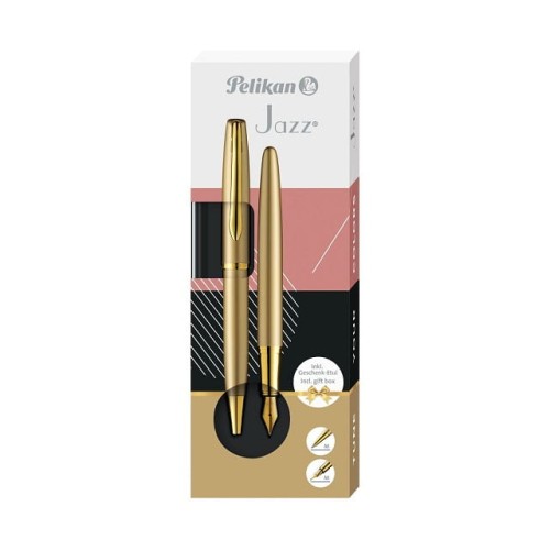 Pelikan Jazz Noble pióro + długopis Gold MrPuggy.jpg