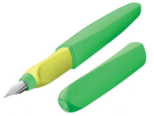 Pióro wieczne Twist M neon zielony + 2 naboje mr Puggy.jpg