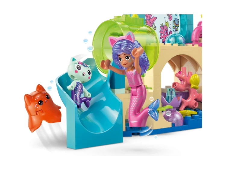 LEGO GABBY'S DOLLHOUSE 11204 Podwodna przygoda syrenki Gabi Mr Puggy.webp