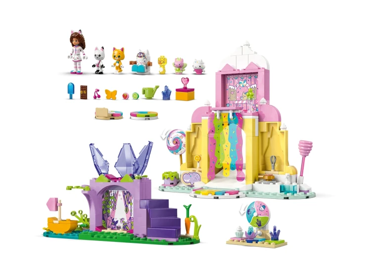 LEGO GABBY'S DOLLHOUSE 11205 Łakociowa Góra Kiciowy ogródek Mr Puggy.webp