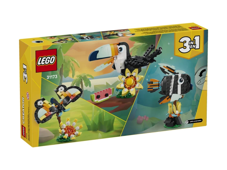 LEGO CREATOR 31173 Dzikie zwierzęta- Trop tukan MrPuggy.webp