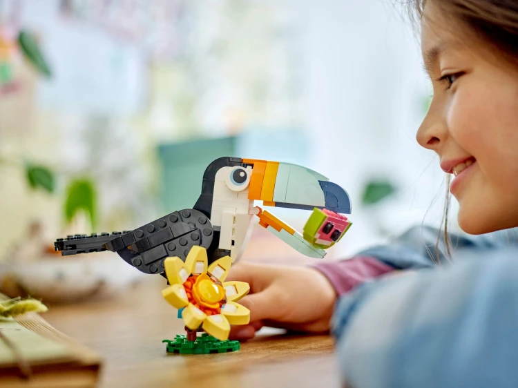 LEGO CREATOR 31173 Dzikie zwierzęta- Trop tukan MrPuggy Krakow.webp
