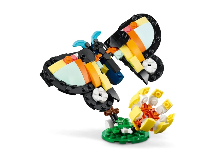 LEGO CREATOR 31173 Dzikie zwierzęta- Trop tukan mr Puggy.webp