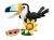 LEGO CREATOR 31173 Dzikie zwierzęta- Trop tukan mr Puggy Kraków.webp
