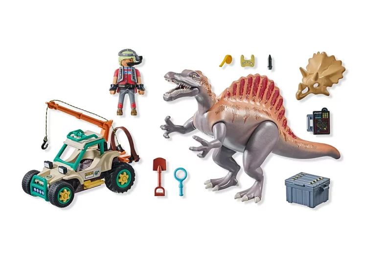 Playmobil 71820 Atak Spinozaurów Mr Puggy.webp