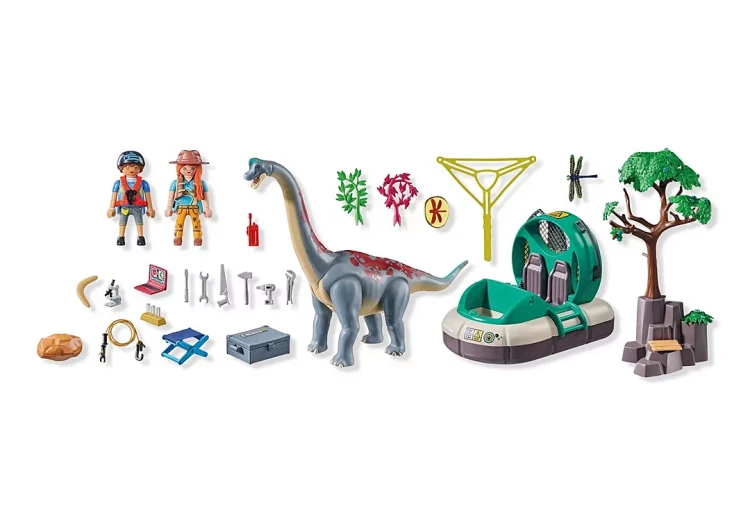 Playmobil 71819 Brachiozaur z poduszkowcem Mr Puggy.webp
