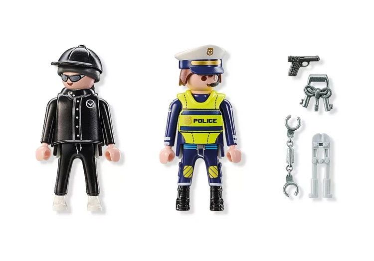 Playmobil 71804 Policjant i złodziej Mr Puggy.webp