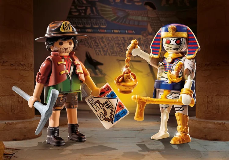 Playmobil 71796 Poszukiwacz skarbów i mumia MrPuggy Kraków.webp