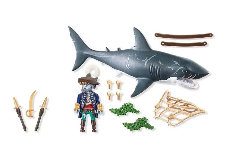 Playmobil 71793 Rekin olbrzym z piratem Mr Puggy.webp