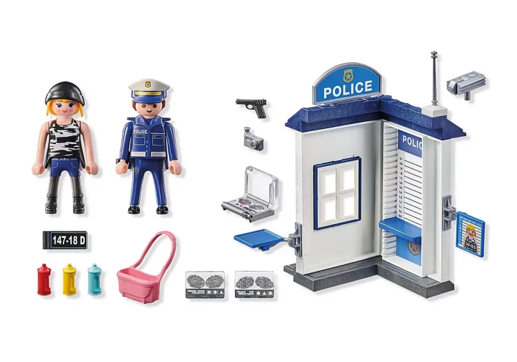 Playmobil 71733 Policyjny pokój przesłuchań Mr Puggy.webp