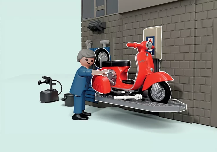 Playmobil 71620 Garaż Vespy z lat-60tych MrPuggy Kraków.webp