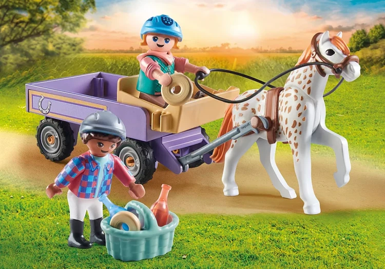 Playmobil 71496 Powóz kucyków Mr Puggy.webp