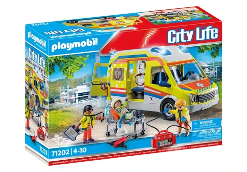 Playmobil 71202 Karetka pogotowia ze światłem i dźwiękiem.webp