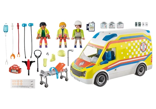 Playmobil 71202 Karetka pogotowia ze światłem i dźwiękiem MrPuggy.webp