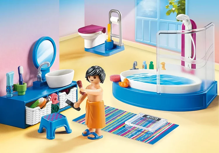 Playmobil 70211 Łazienka z wanną Mr Puggy.webp