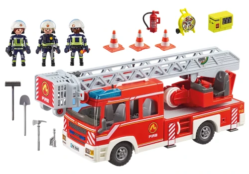 Playmobil 9463 Samochód strażacki z drabiną MrPuggy.webp