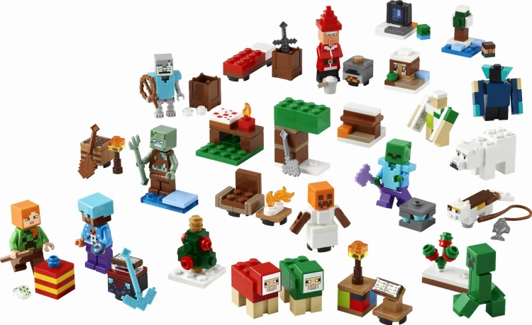 LEGO MINECRAFT 21280 Kalendarz adwentowy na 2025 MrPuggy.jpg