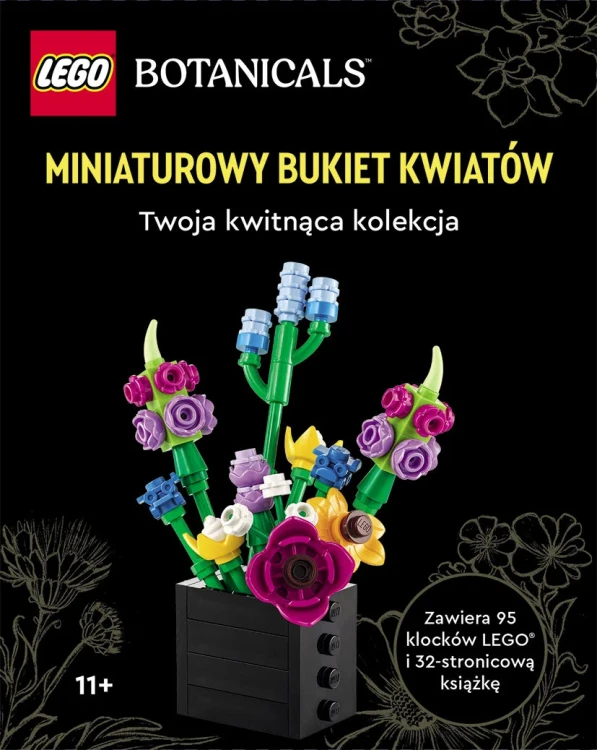 Lego Botanicals. Miniaturowy bukiet kwiatów.webp