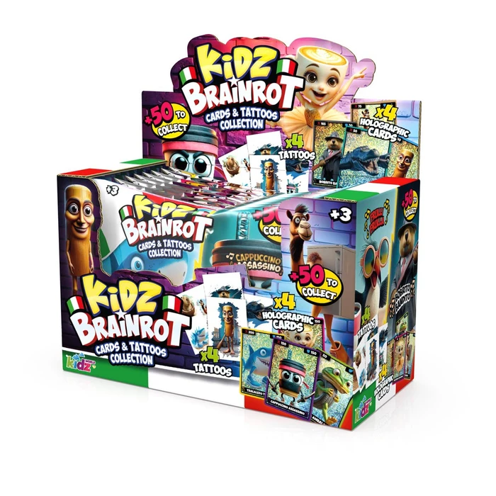 Karty BRAINROT Holo z tatuażami.webp