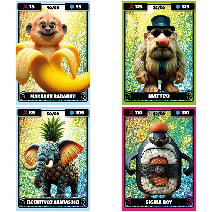 Karty BRAINROT Holo z tatuażami Kraków.webp